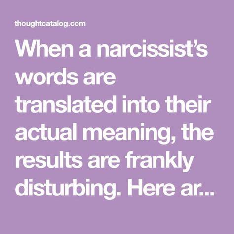 12 Things Narcissists Say And What They REALLY Mean In 2022