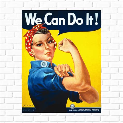 Rosie The Riveter Photo 1943 Norman Rockwell Poster Etsy