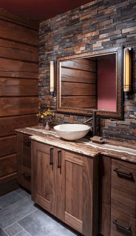 50 Perfect Rustic Farmhouse Bathroom Design Ideas Sweetyhomee