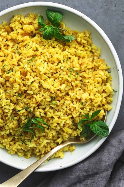 Greek Lemon Rice Creme De La Crumb