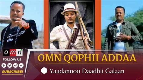Omn Qophii Addaa Yaadannoo Daadhii Galaan Feb 14 2023 Youtube