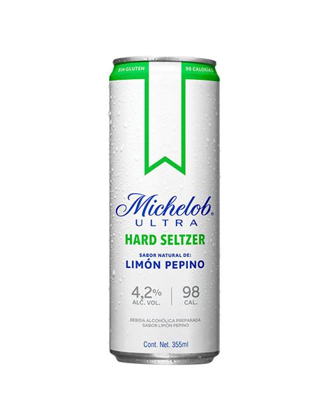 Bebida Alcohólica Michelob Ultra Seltzer Limón Pepino Lata 355ml Onix