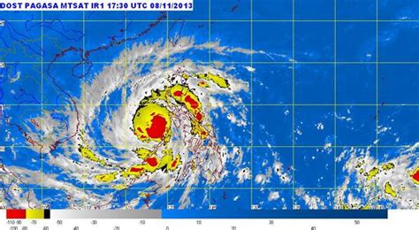 Yolanda Typhoon Satellite Image