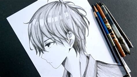 How To Draw Anime Boy In Side View Anime Drawing Tutorial
