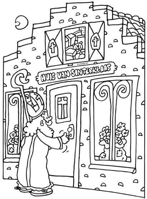 Huis van Sint Sinterklaas, Kleurplaten, Knutselen sinterklaas