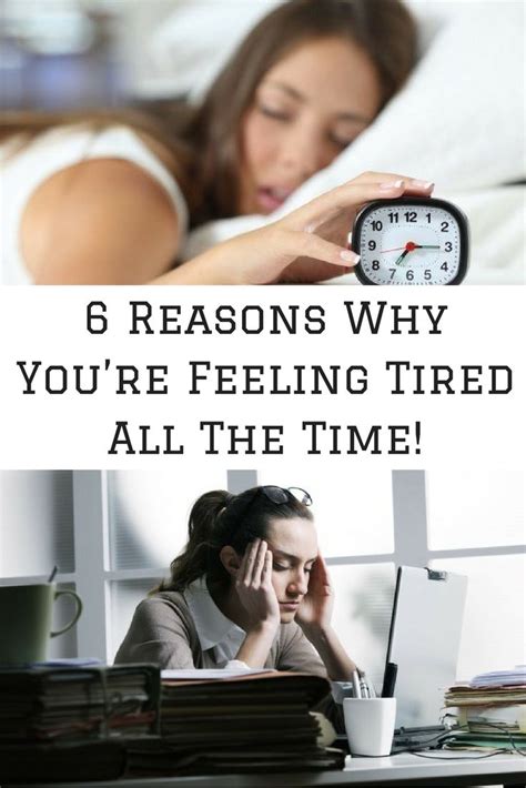 A severe illness can usually make you feel tired all the time, but minor illnesses can drain the life out of you. 6 Reasons Why You're Feeling Tired All The Time! | Feel ...