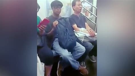 Watch Woman Confronts Pervert On The Train Metro Video