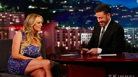 Stormy Daniels Talks And Doesnt Talk Trump With Jimmy Kimmel