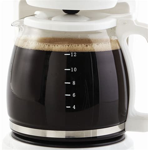 If you want a decent coffee maker, that doesn't have to cost you more than $100. Coffee Maker 12-Cup Glass Carafe White - CE
