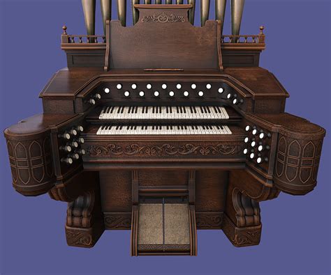 Vintage Old Pump Pipe Organ