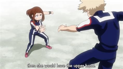 Katsuki Bakugo Vs Ochaco Uraraka My Hero Academia Youtube