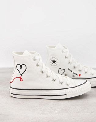 All stars change the game so everyone can play. Converse Chuck Taylor All Star Hi Love Thread sneakers in ...