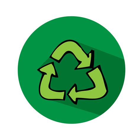 Recycle Sign Icon Vector Art At Vecteezy
