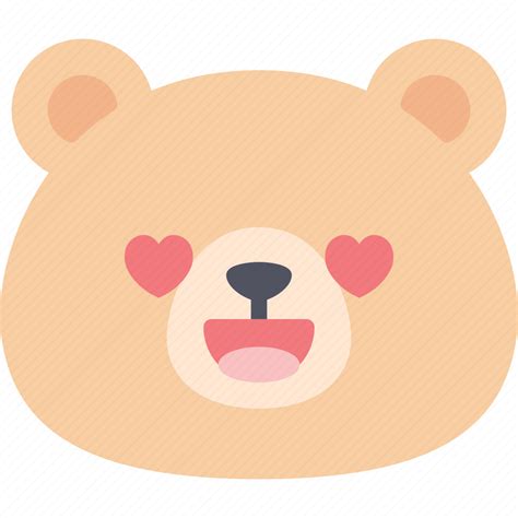 Love Teddy Bear Emoticon Emoji Emotion Expression Icon Download