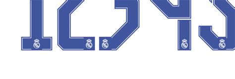 Real Madrid 20212022 Font Ttf And Otf Football Fonts
