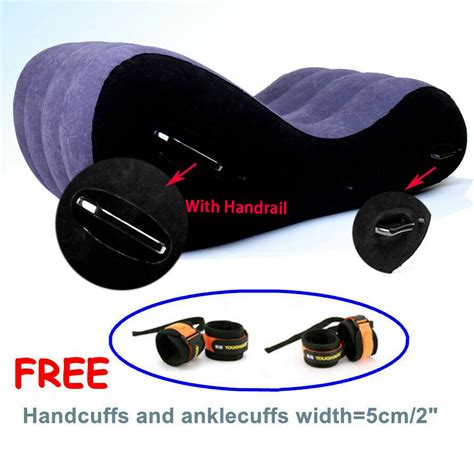 Toughage Inflatable Sofa Bed Mattressandhandcuffs Sex Toy Furniture Adult