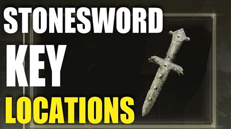 Elden Ring STONESWORD KEY Locations How To Get Stonesword Keys In