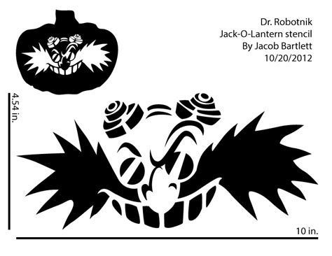 Dr Robotnik Jack O Lantern Stencil By Jacoblionheart On