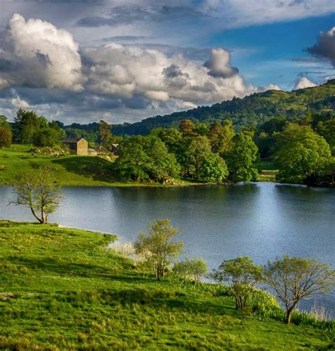 Loughrigg Tarn Is A Small Natural Lake In The Lake District Ireland