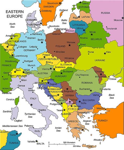 Daftar Negara Eropa Barat