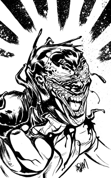 Venom In Adam Gorhams Original Artwork And Con Sketches