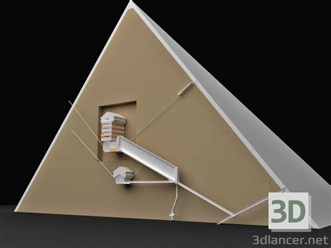 3d Model Inside The Great Pyramid Of Khufu In Egypt Paid 3d Models On