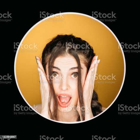 Shocked Woman Face Omg Reaction Astonished Girl Stock Photo Download