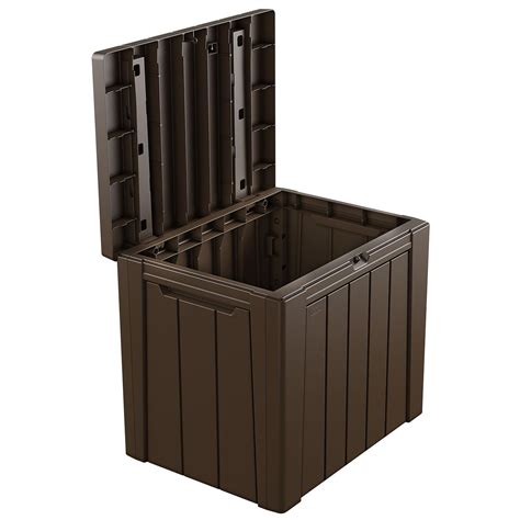 Keter Urban 30 Gallon Outdoor Deck Boxstorage Table