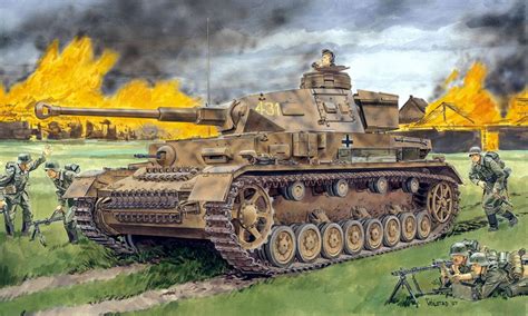 1943 Pzkpfwiv Ausff2g 14 Panzer Division Ron Volstad Dragon