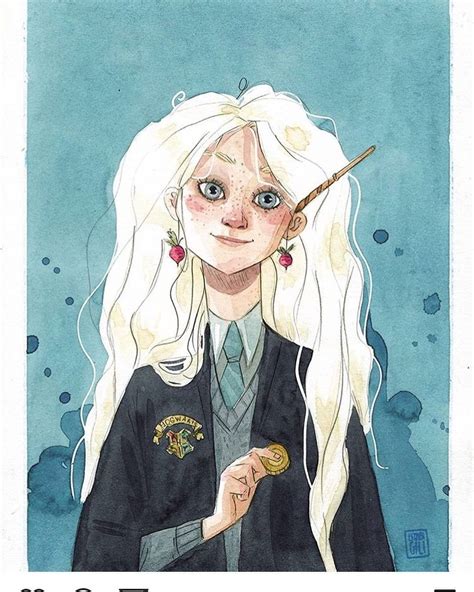 Luna Lovegood Harry Potter Illustrations Luna Lovegood Art Luna