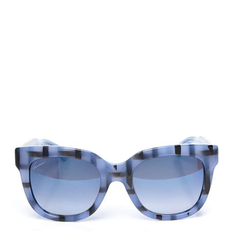 gucci acetate sunglasses gg3748s blue 549105 fashionphile