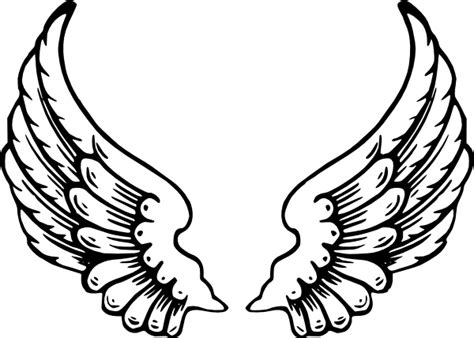 Download Angel Wings Silhouette Vector at GetDrawings | Free download
