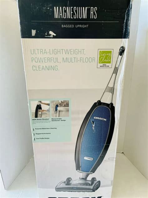 Oreck Lw1500rs Magnesium Upright Vacuum Cleaner With Hepa Filter Bag