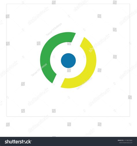 Double Circle Logo Stock Vector Royalty Free 1213825960 Shutterstock