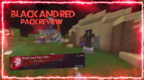 Mcpe Pvp Pack Black And Red 256x Fps Boost Jaborrie