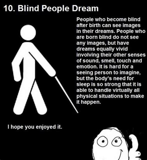 How Do Blind People Dream Facts About Dreams Fun Facts Interesting