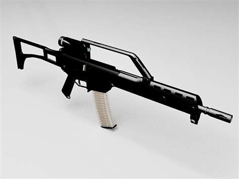 Hk G36 Assault Rifle 3d Model 3ds Max Files Free Download Modeling