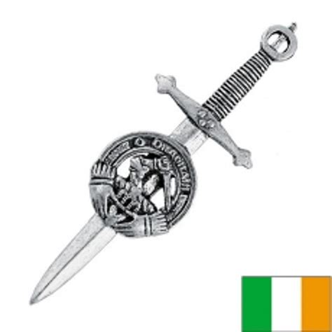 Irish Clan Crest Kilt Pins Made By Gaelic Themes