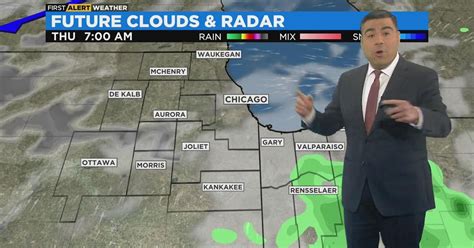 Chicago First Alert Weather Thursday Cold Front Showers Friday Cbs