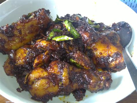 Aimaan Ahmad Resepi  Ayam Kicap Berdaun Kari.