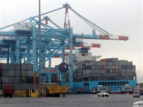 Apm Terminals Container Cranes At Port Elizabeth Nj Cm Technologies