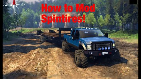 How to install mods on spintires - YouTube