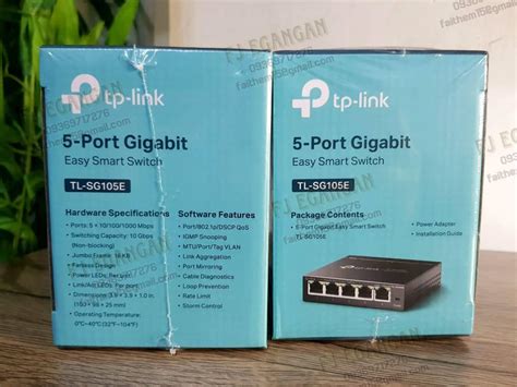 Tp Link Tl Sg105e 5 Port Gigabit Easy Smart Switch Switch Hub Gigabit Metal Computers And Tech