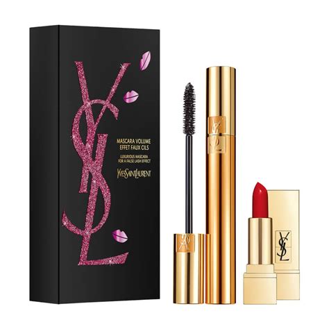 Yves Saint Laurent Luxurious Mascara And Mini Rouge Pur Couture Coffret