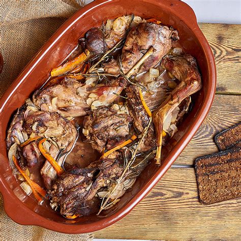 Recette Lapin au four à la moutarde facile rapide