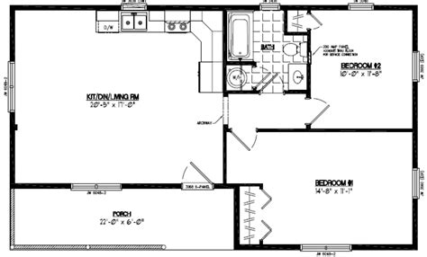 24 X 48 Homes Floor Plans