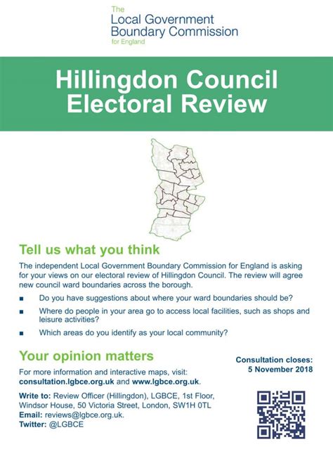 Hillingdon Council Electoral Review 5th November Deadline For