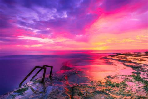 We offer an extraordinary number of hd images that will instantly freshen up your smartphone or computer. Beautiful pink sunset over the sea in Spain :: Free photos