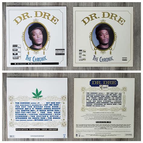 Dr Dre The Chronic Back Cover Dr Dre The Chronic 1996 Vinyl Discogs