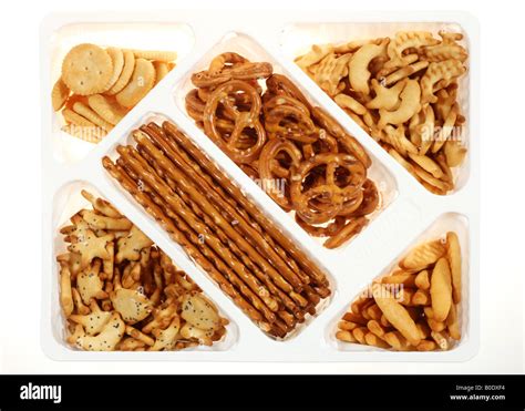 Salty Snacks Stock Photo Alamy